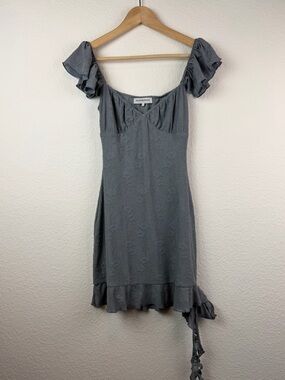 WeWoreWhat Lace Ruffle Bodycon Dress